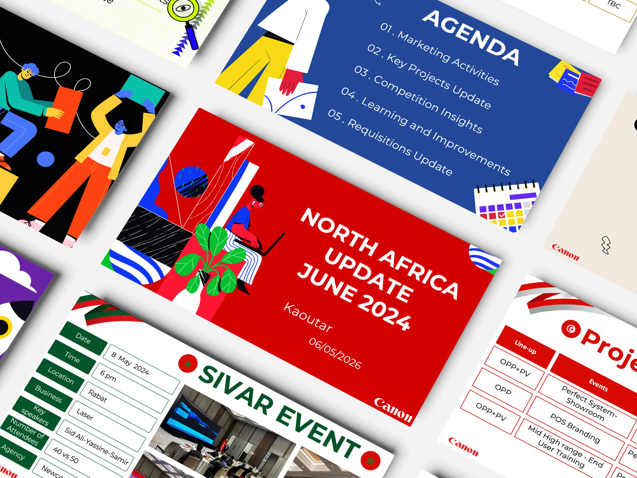 Canon North Africa Presentation Design