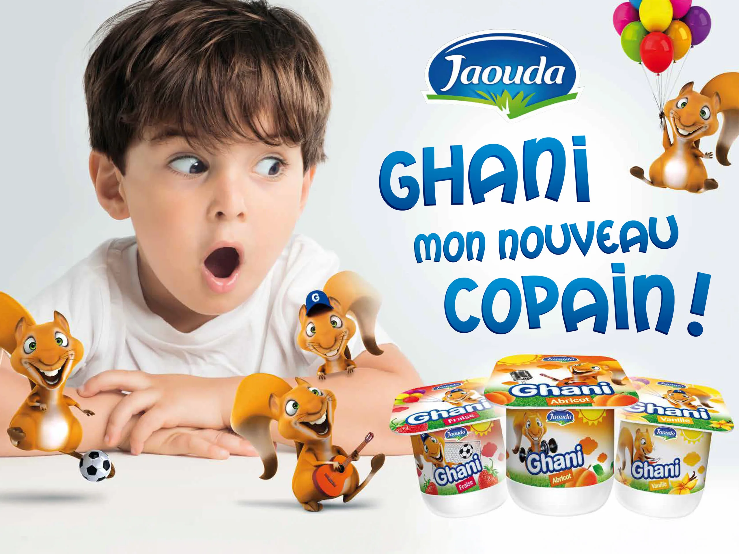 Jaouda Ghani retail display campaign